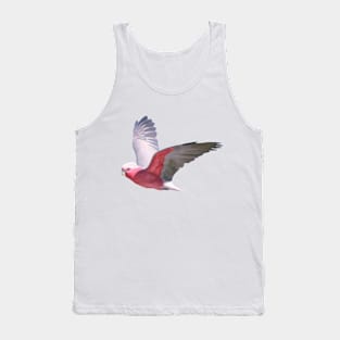 Cheeky galah, Beautiful galah, pink and grey parrot, flying galah with a cheeky grin. Tank Top